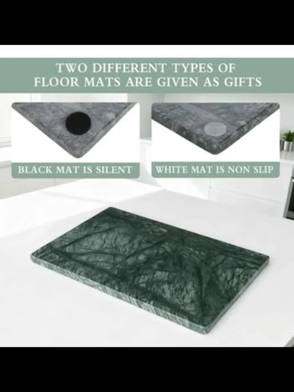 Green Marble Cutting Board - Premium Kitchen Tool